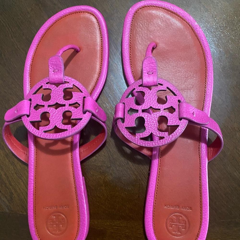 Tory Burch sandals hot pink